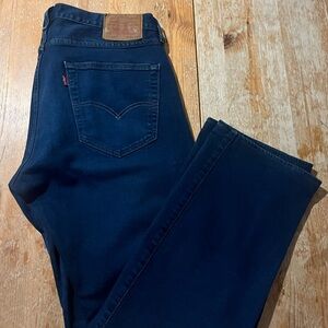 Levi's 501 Dark Blue Straight Jeans
